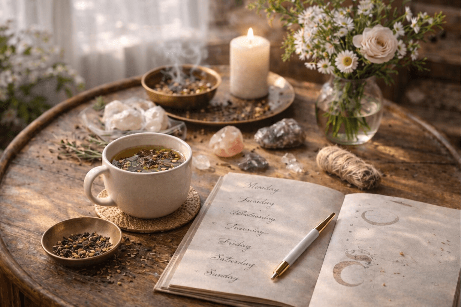 The Days of the Week as Planetary Rhythms