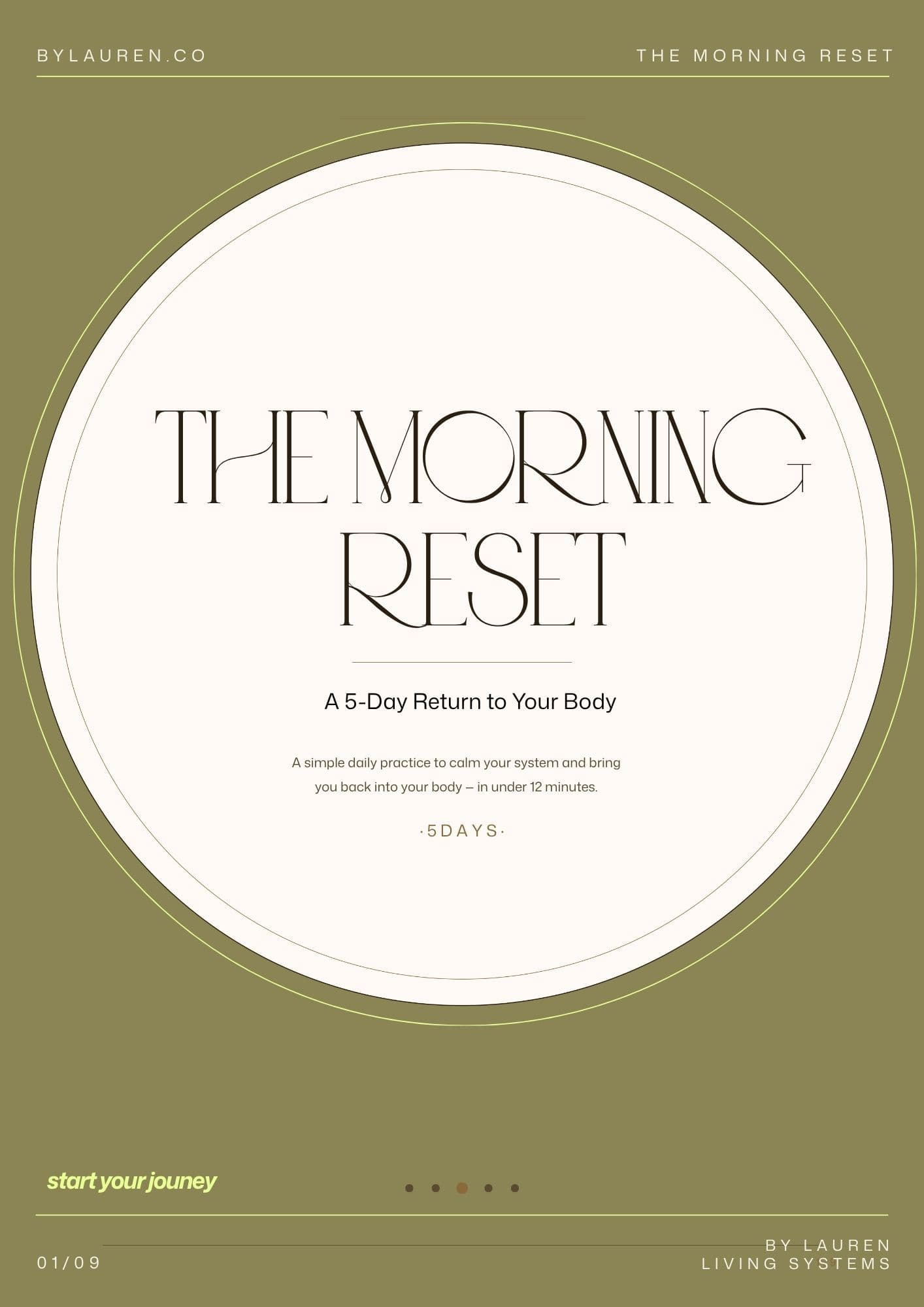 The Simple Morning Reset